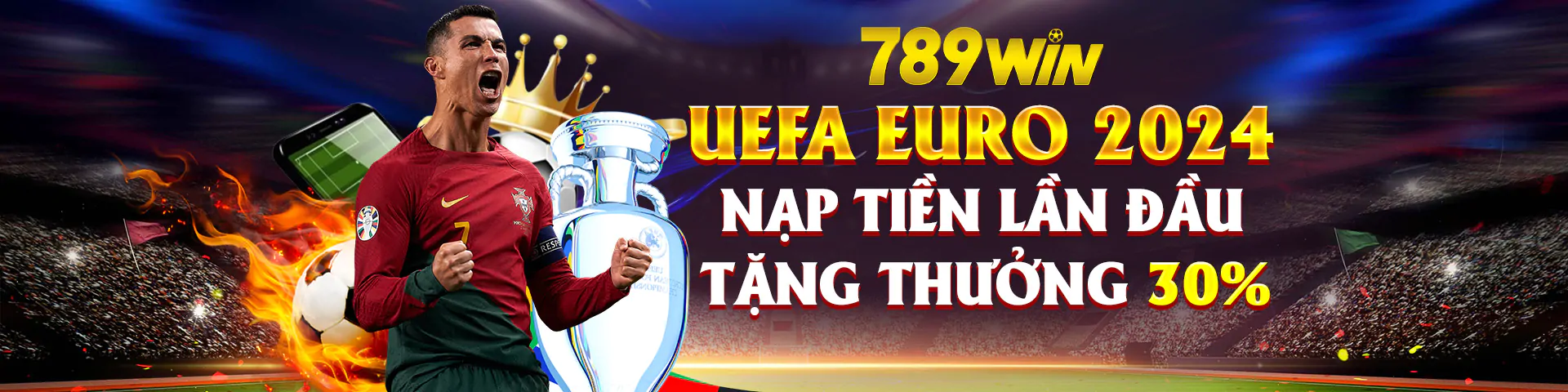 Thưởng nạp tiền lần đầu khi tham gia Euro 2024