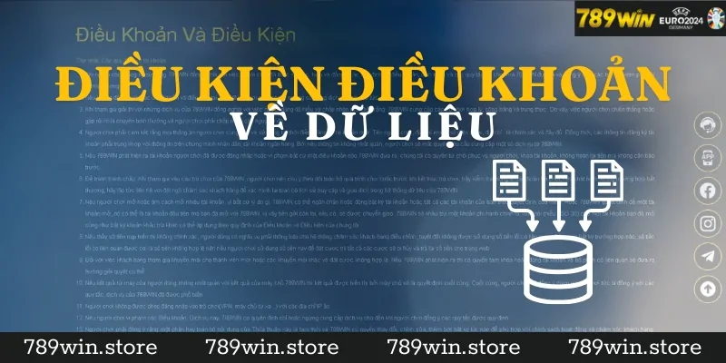 Điều khoản điều kiện về dữ liệu tại 789Win