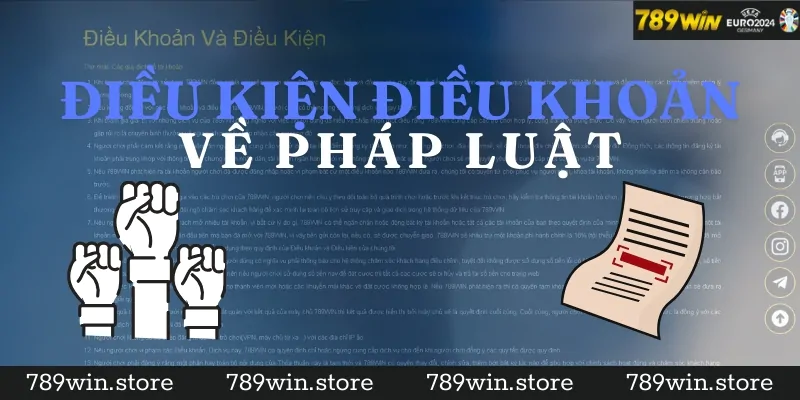 Điều khoản điều kiện về pháp luật tại 789Win