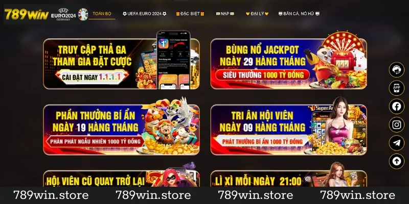 Khuyến mãi hấp dẫn từ 789win