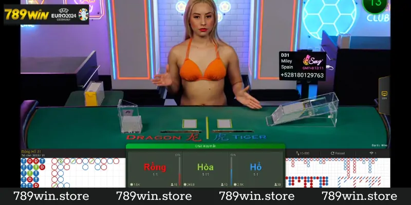 Trò Chơi Long Hổ Tại Casino 789Win